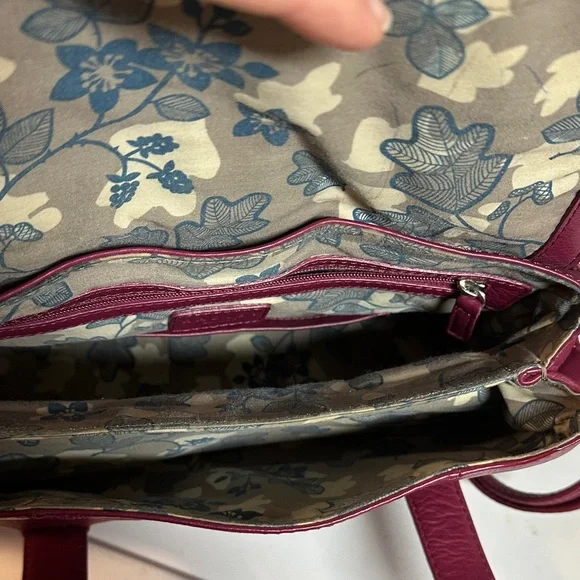 Radley London leather satchel bag vibrant magenta - Picture 11 of 17